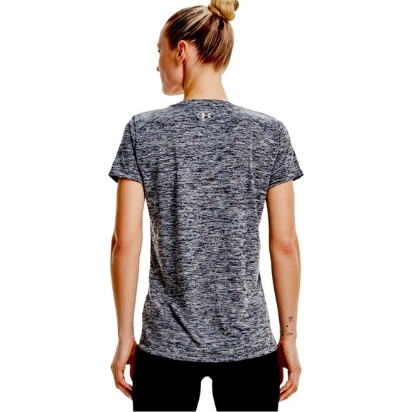 UNDER ARMOUR • Women's UA Tech™ Twist V-Neck Short Sleeve Top Shirt - Picture 6 of 8
